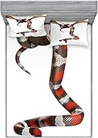 Vista 169 de Lunarable Grey Fitted Sheet & Pillow Sham Set, Pattern with Random Footprints Paw Traces Pet Legs Friendly Cats and Dogs, Decorative Printed 3 Piece