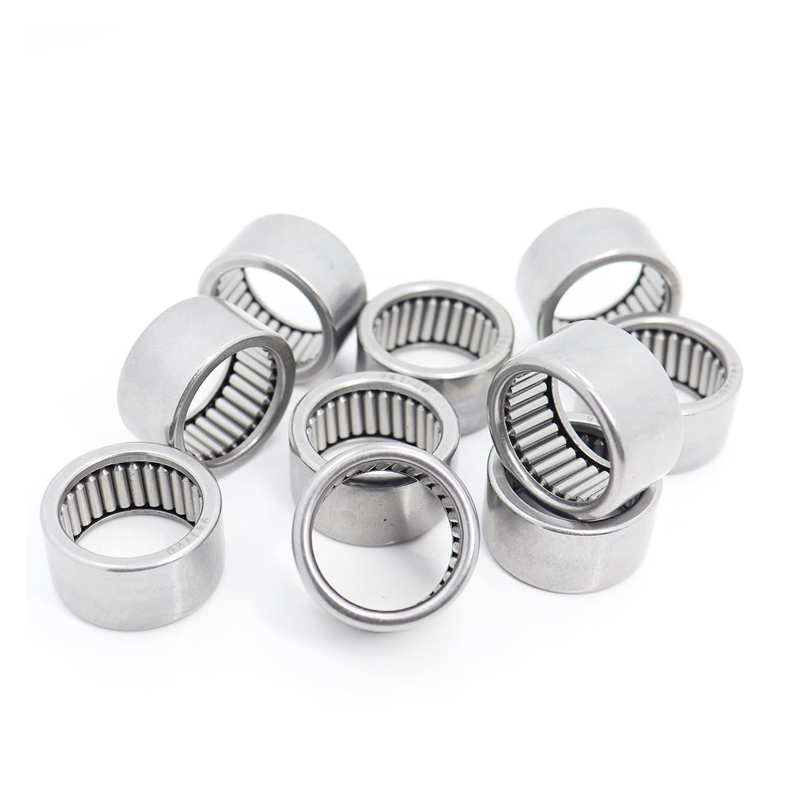 RFXOGTYFZ 10Pcs 943/15 Bearing 15x20x20mm Full Complement Drawn Cup Needle Roller Bearings with Open Ends FY152020