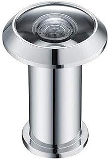XMHF Door Viewer as Security Peek Peep Hole for Home Office 200 Degree Solid Silvery Chrome