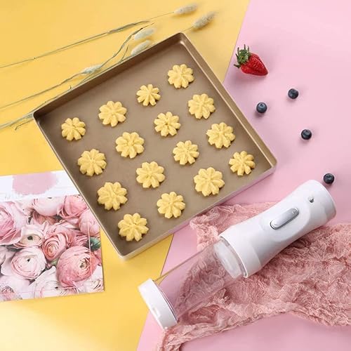 Miniatura 4 de Prensa eléctrica para galletas Churros con 12 discos y 4 puntas de glaseado para tartas, herramientas de bricolaje, juego de accesorios para hornear