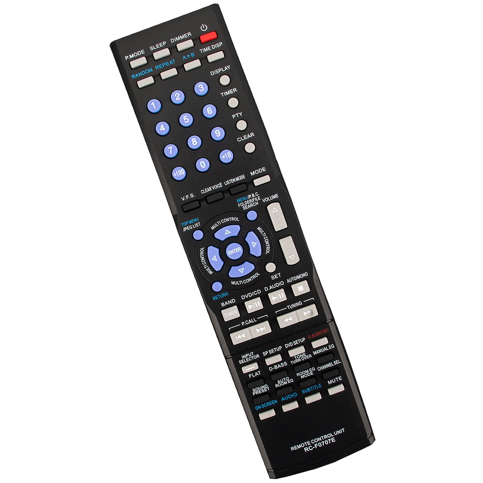 VINABTY Nuovo RC-R0733 Telecomando di ricambio RCR0733 AV Receiver Telecomando per Kenwood RC-R0733 RCR0733 RC R0733 KRF-V7300D KRF-V9300D KRF-V8300D Remote Controller