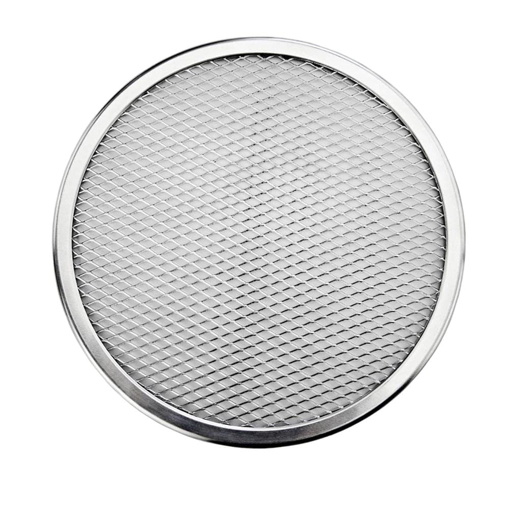 Piatto per Pizza 1 pz 6-22 Pollici Riutilizzabile Antiaderente in Alluminio a Maglie per Pizza teglia da Forno Porta Pizza teglia per Pizza per casa Pizzeria Pizza Acciaio (6 Pollici) (10 Pollici)