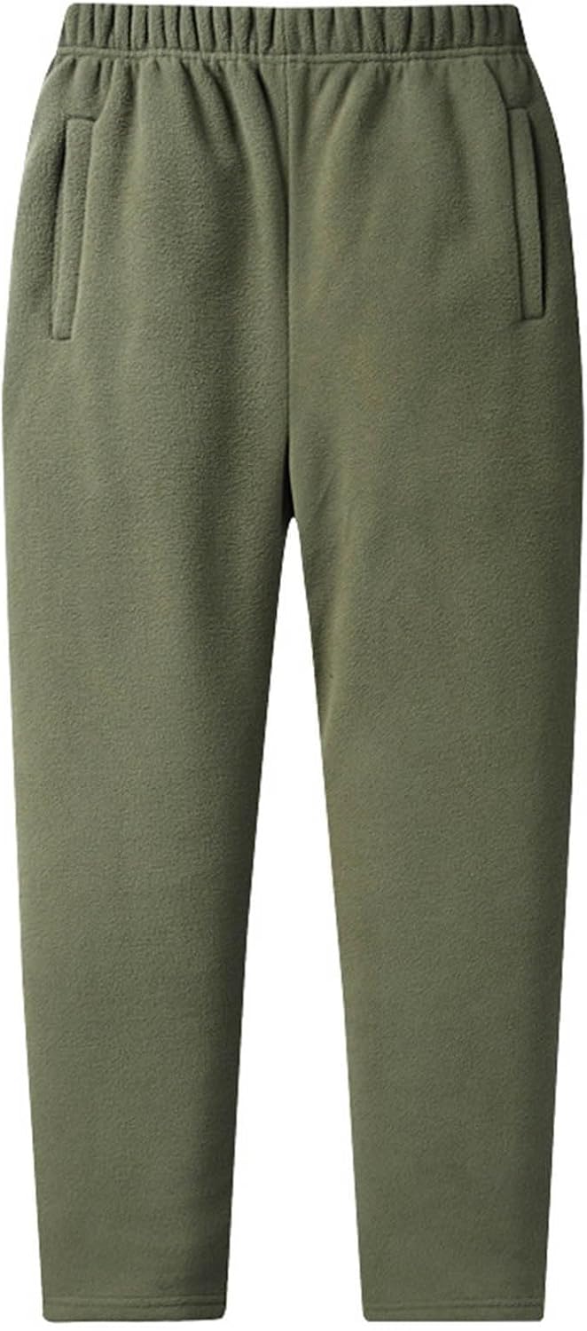 WENKOMG1 Men's Sweatpants Fleece Lined Athletic Gym Workout Active Running Sweatpant Jogger with Pockets, M-4XL
