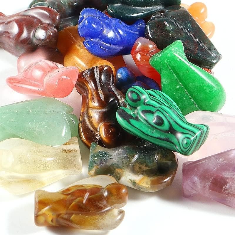 Miniatura 3 de 50 unidades de cristales a granel cristales de liquidación al por mayor y figuras de ángel curativo ángeles de bolsillo 50 unidades de 078 pulgadas