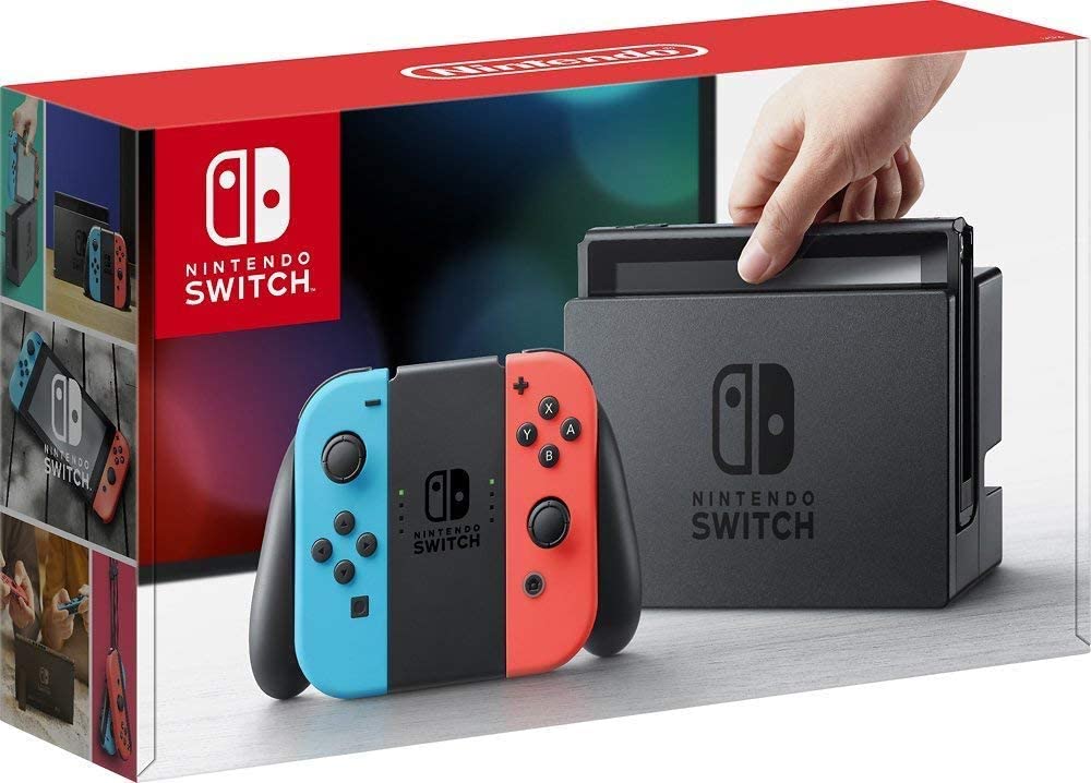 Amazon.com: Nintendo Switch 32GB Console with Red and Blue Joy-Con