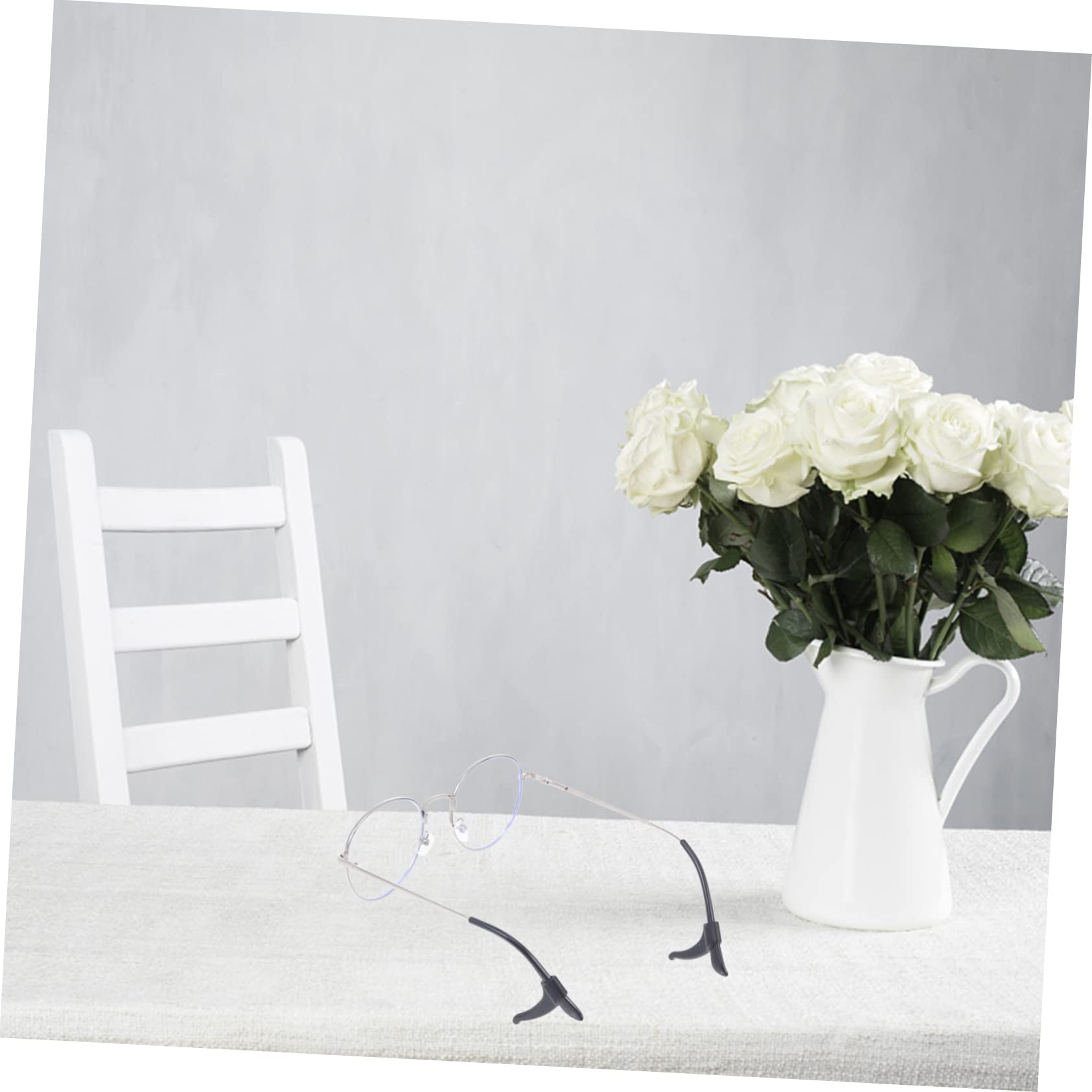 FOMIYES Glasses Accessory Set Glasses Retainers Glasses Leg Covers Replacement Eyeglasses Accessories Round Glasses Eyewear Ear Cushion Eyeglass Ear Hooks Oval Socks Clip Boots