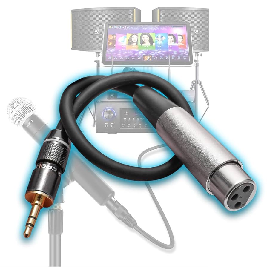 オンソ XLR オス-3.5mmモノプラグメス ヘッドフォンケーブル リケーブル Amazon | XLRケーブル マイクケーブル キャノン変換ケーブル