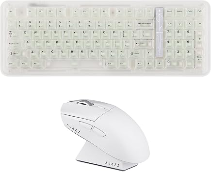 KiiBoom Phantom98 Lite Gaming Keyboard with AJAZZ AJ139 V2 MC Gaming Mouse
