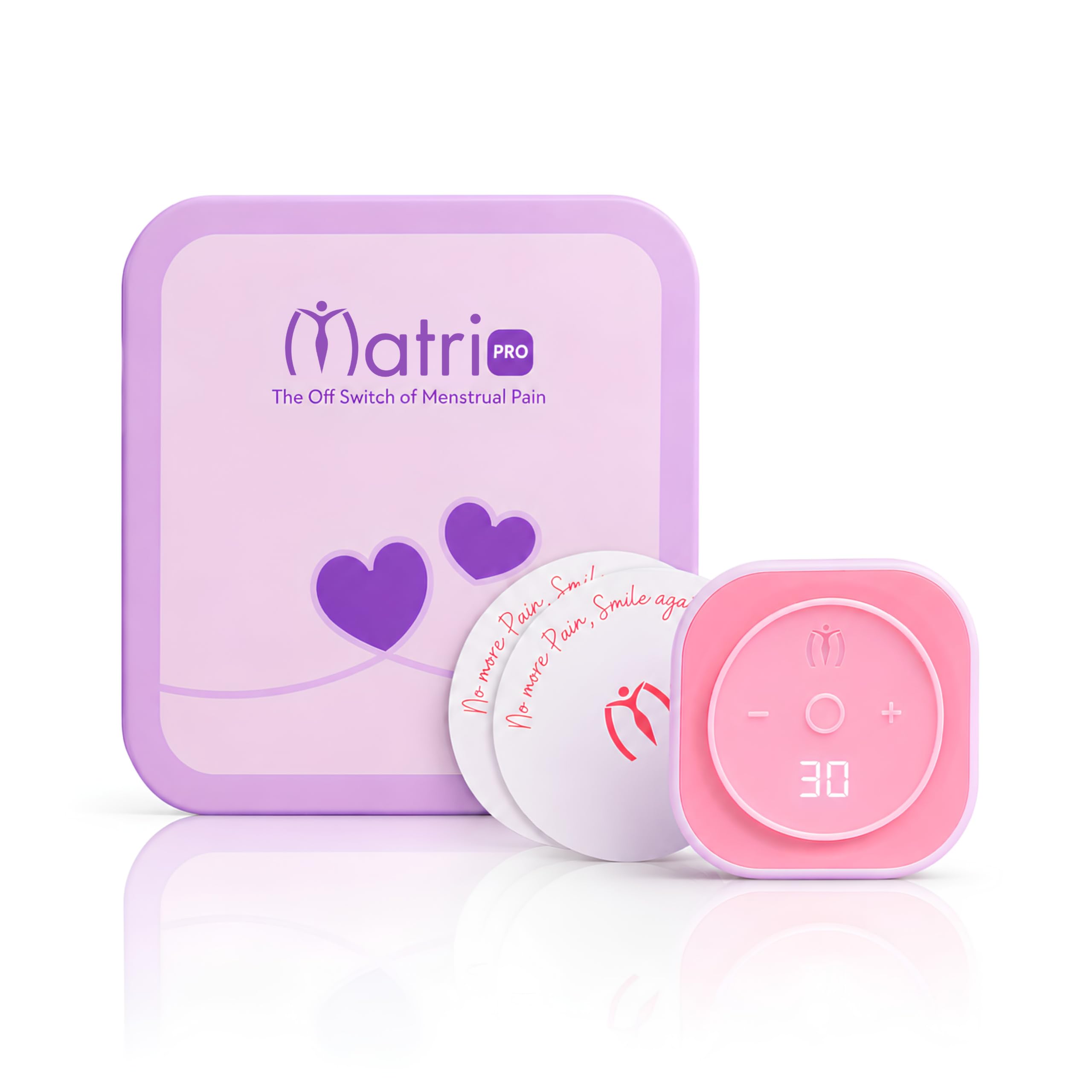Matri Pro Period Pain Relief Device - Advanced TENS Technology for Instant Menstrual Pain Relief, Wearable & Drug-Free Cramp Relief, Rechargeable & Non-Invasive, Portable Solution for Women’s Comfort, 12 Month Warranty, As Seen on Shark Tank-image-49