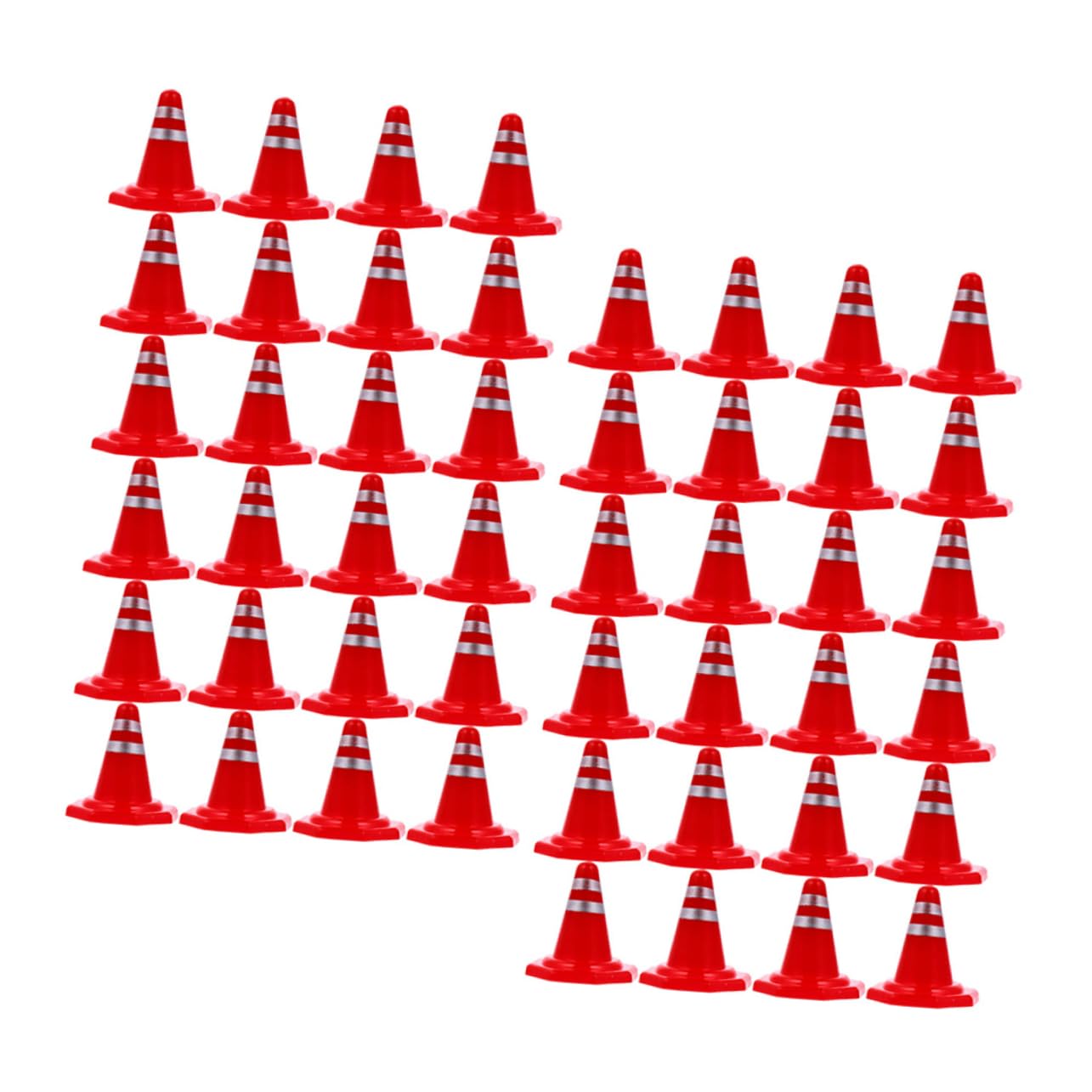 Healifty Road Cones Signs Small Road Cones for Boys and Girls Model Playset Toys