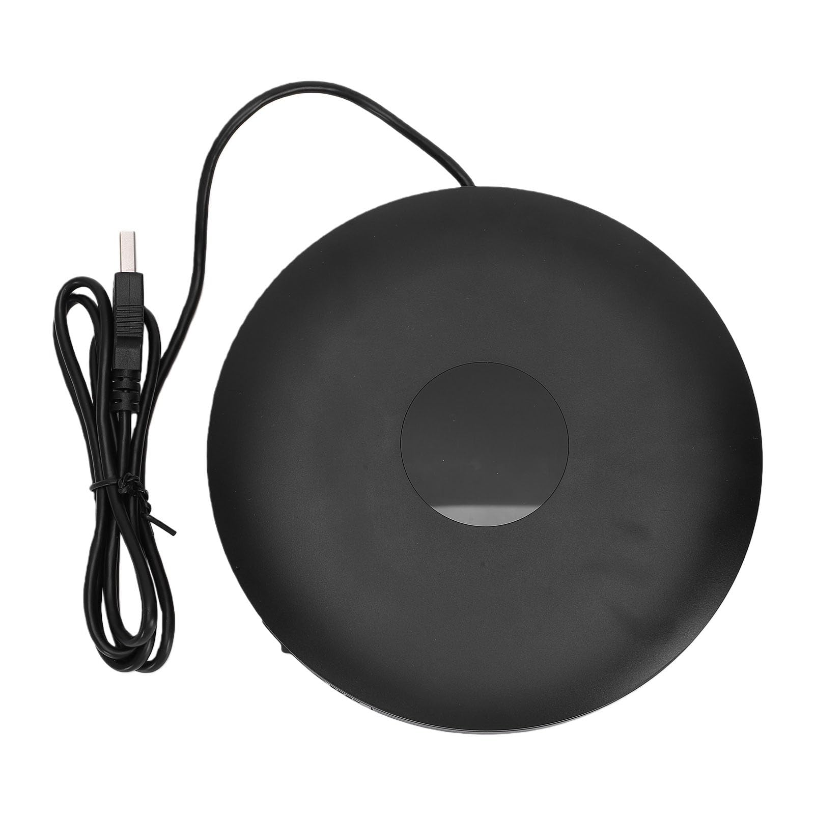 Alomejor Lecteur CD Portable pour Voiture, Dispositif de Musique sans Fil Bluetooth, pour Véhicule, Maison, Interface USB, Support pour Ordinateur Portable, TV, 1 unité