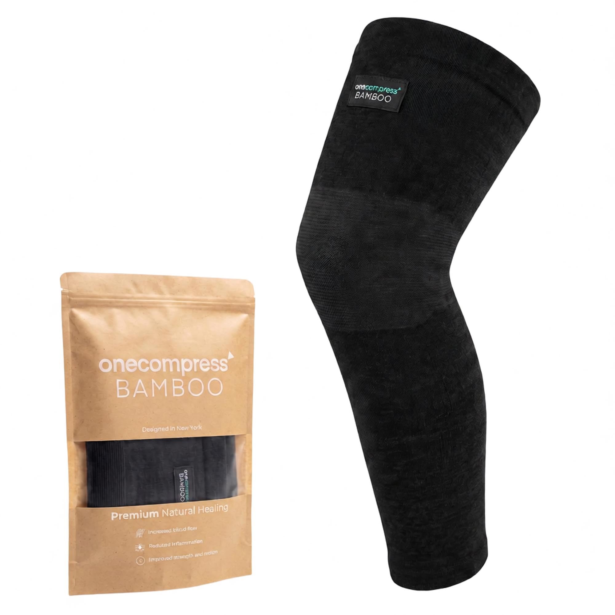 Onecompress Full Leg Compression Sleeve, Leg Sleeves for Men and Women