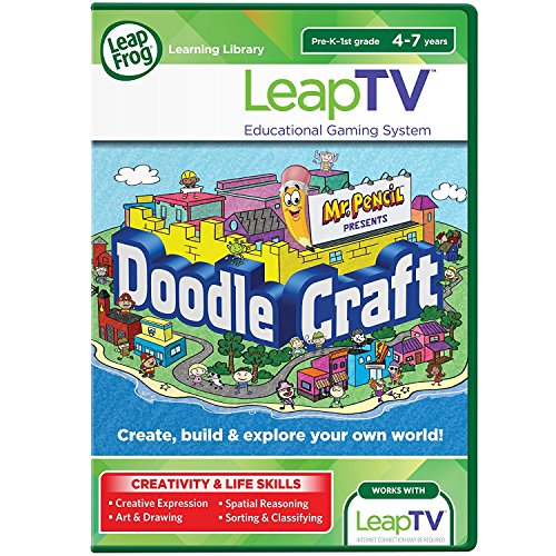 LeapFrog LeapTV Mr. Pencil Presents DoodleCraft Educational, Active Video Game Toy