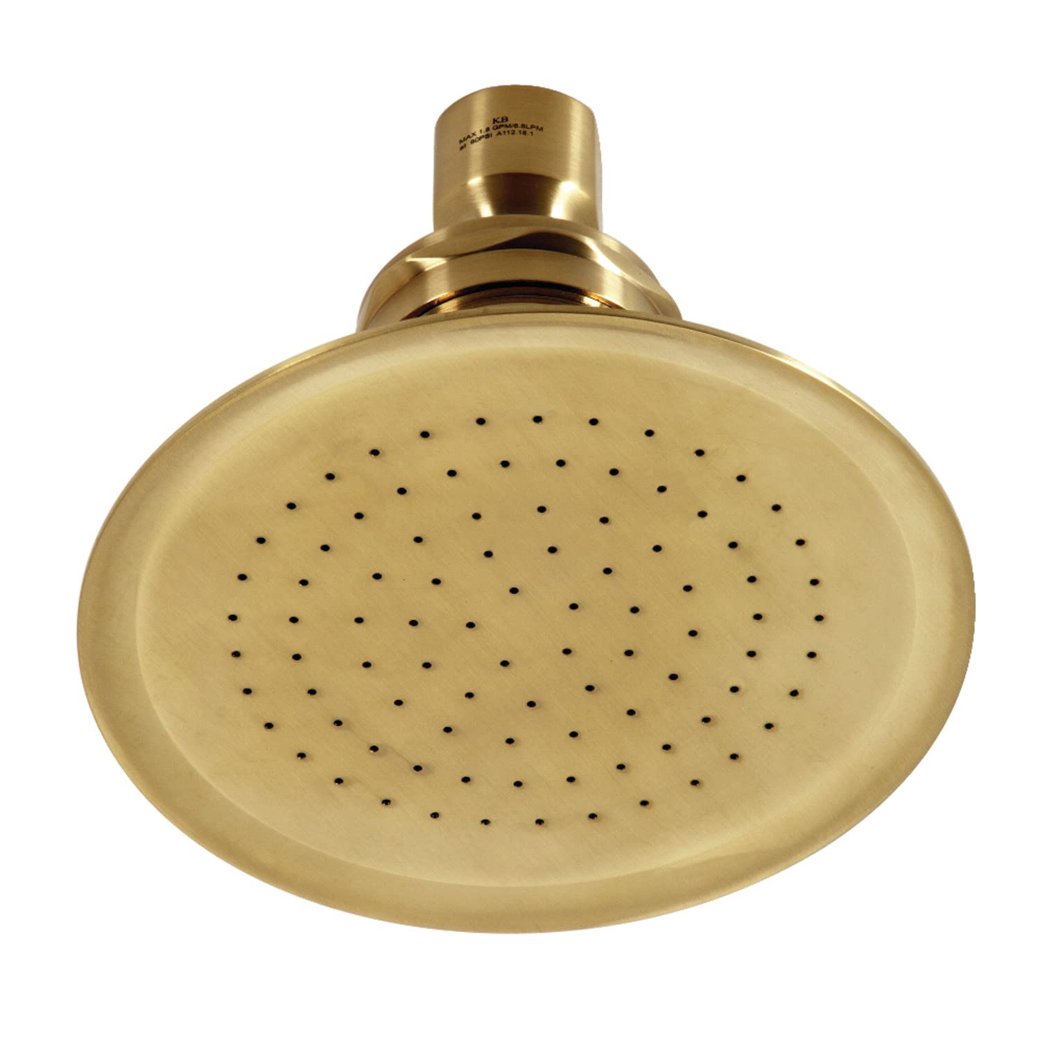 Kingston Brass P10SB Victorian Shower Head, Brushed Brass