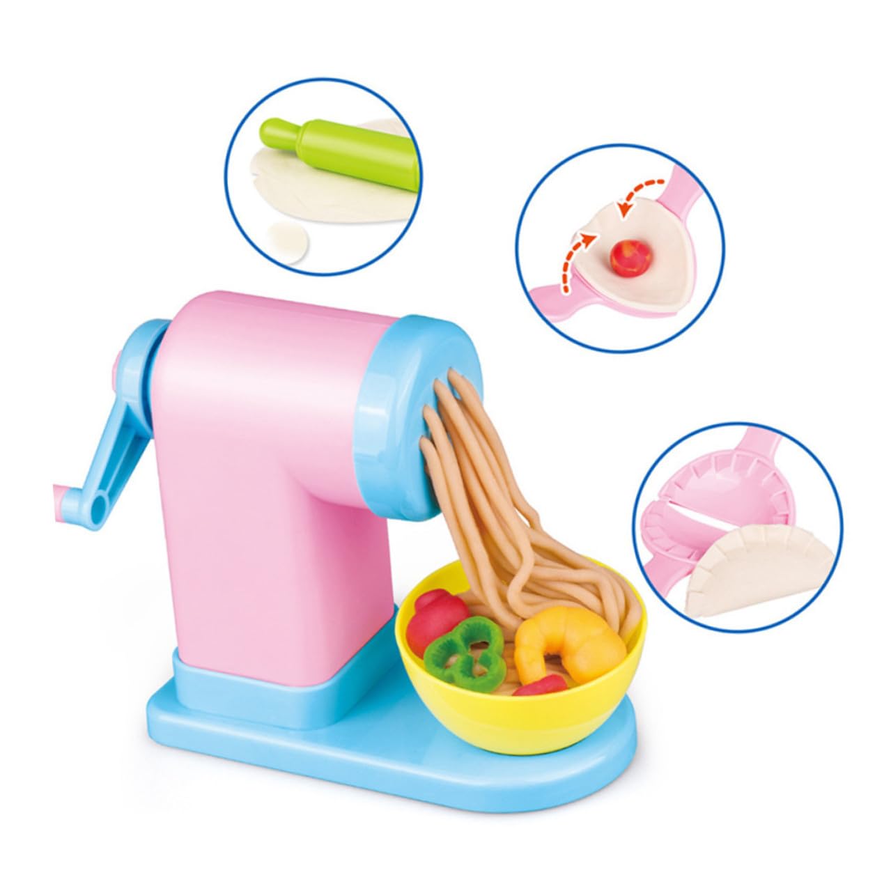 GARVALON Juguete de Plastilina Máquina para Hacer Fideos, 1 Set de Plástico, para Modelar Formas, Estimula la Imaginación, Niños en Aulas