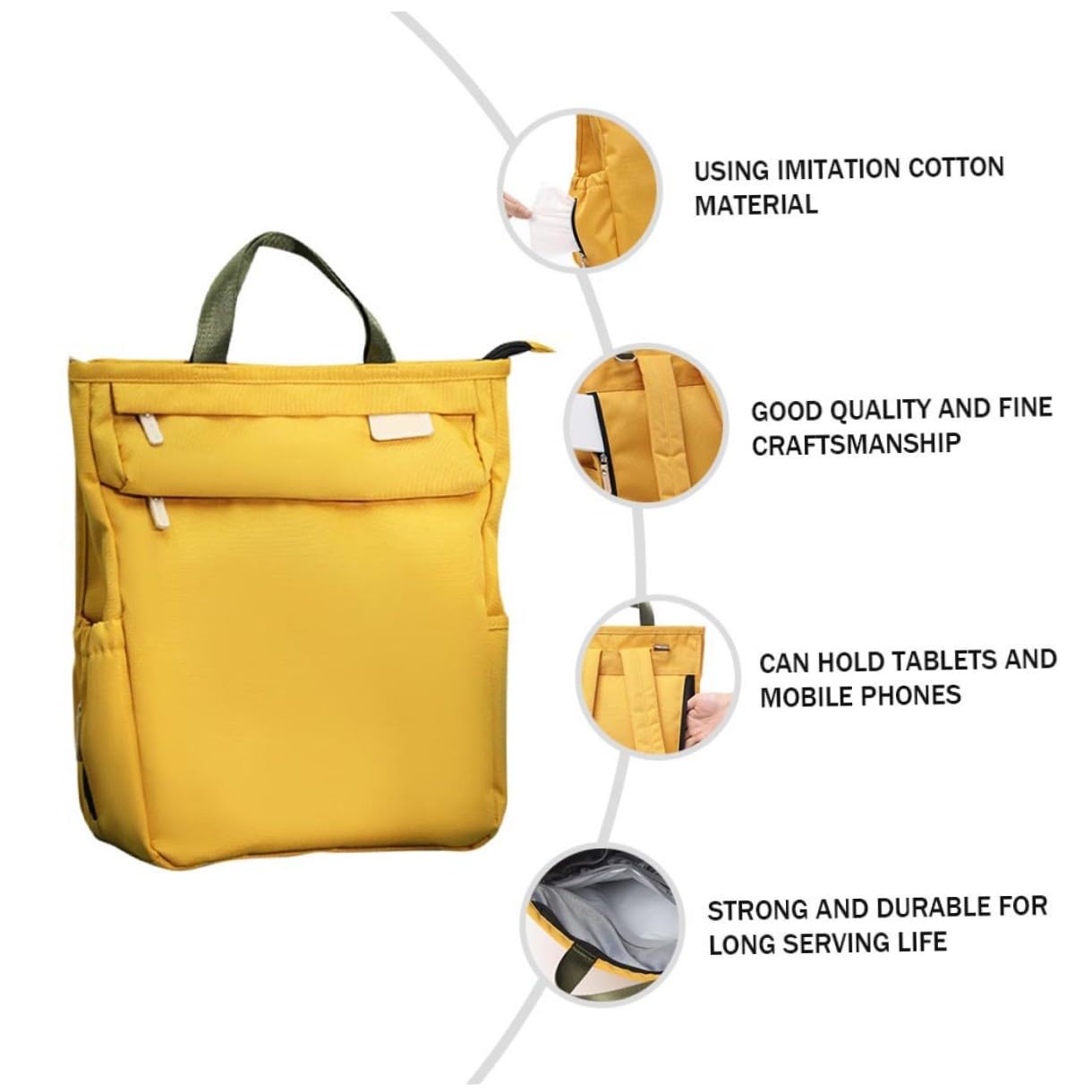 HEMOTON Wickeltasche Organizer für Babyartikel Aufbewahrungstasche Draußen Rucksack Platz Tablet Handy Fächer Windel Fläschchen Wickeltuch Feuchttuch Regenschirm Trinkflasche Einkaufen
