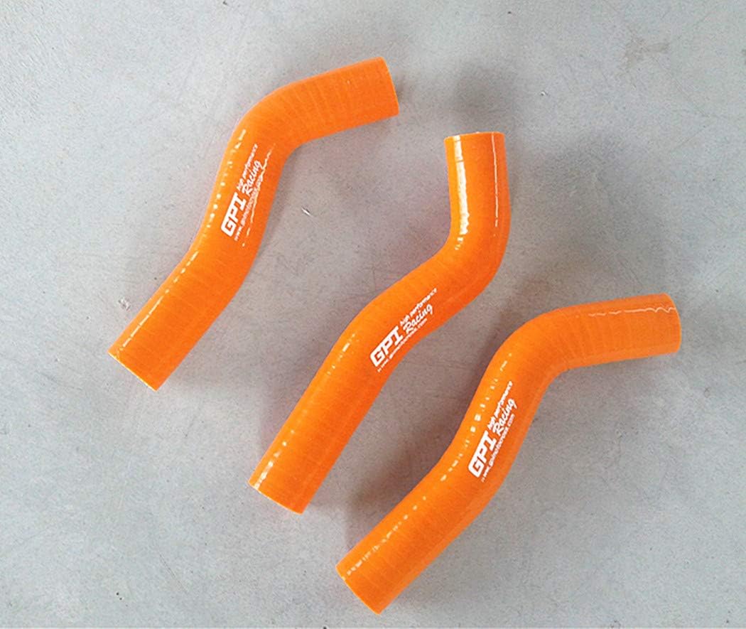 A T C Silicone Radiator Hose Compatible With KTM 250 SXF/SX-F/XC-F KTM 250SXF 2007 2008 2009 2010 Orange