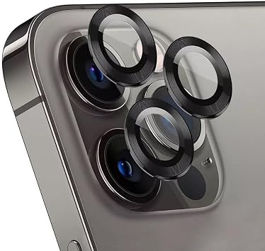 Bzontech iPhone 15 Pro / 15 Pro Max ile Uyumlu Mercek Lens Kamera Koruyucu S YAH Titanium