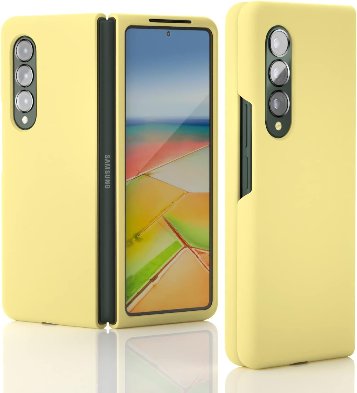 SYMOCA Samsung Galaxy Z Fold 3 5G Silky Liqiud Silicone