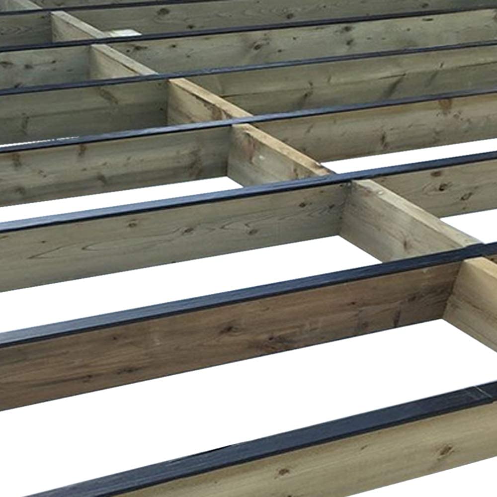 INTRA-TEC Screw Rebel Terrassen Holzschutzband für Unterkonstruktionen, 120 mm breit, 20m lang
