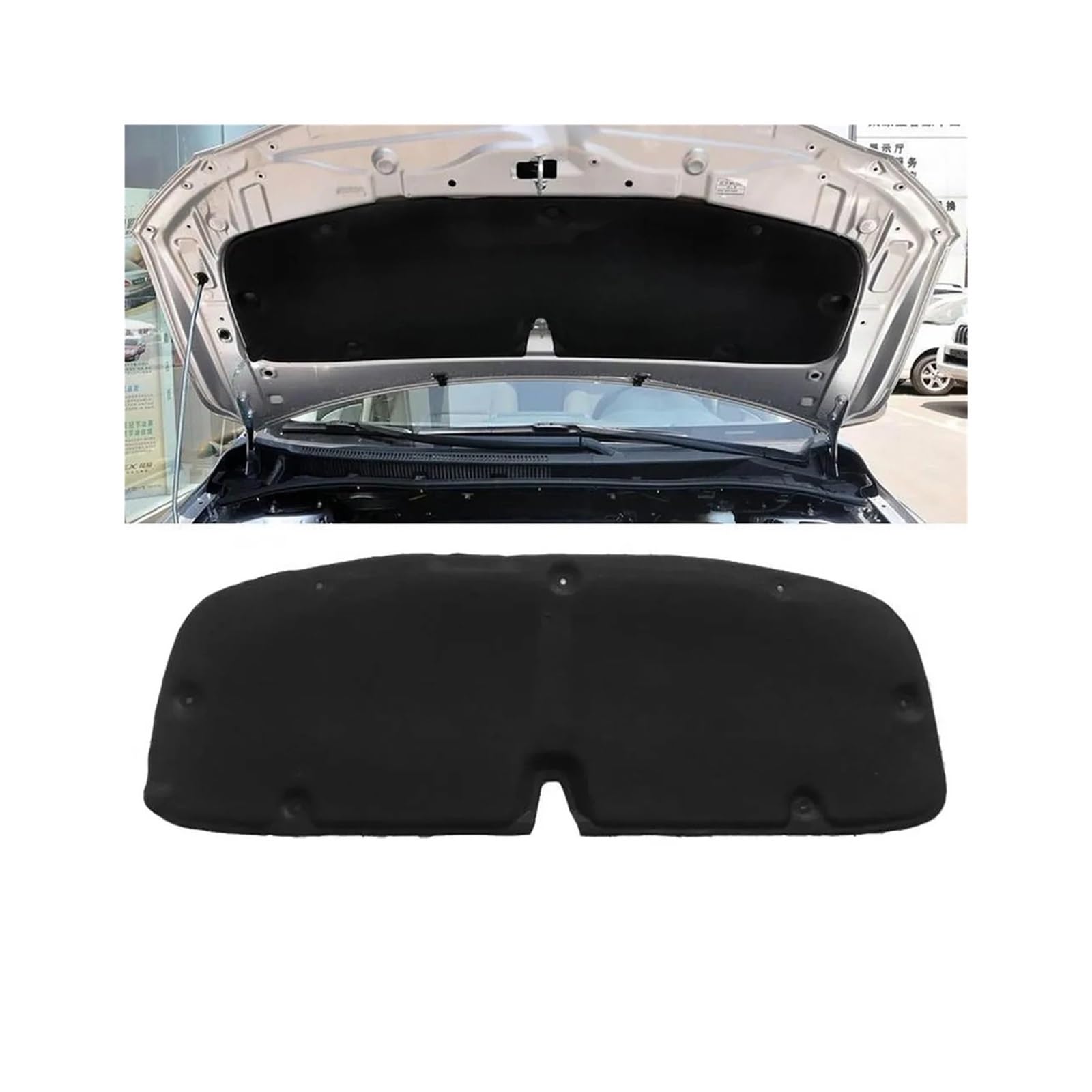 Compatible for Toyota Corolla E140 2007-2013 2008 2009 Cars Engine Hood Pad Heat Insulation Cotton Mats Fireproof Covers Sound Accessories