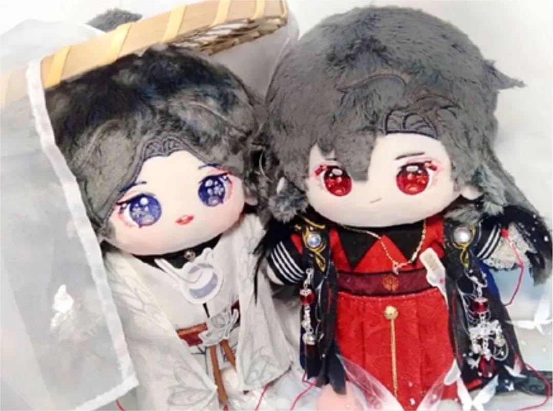 天官赐福 着せ替え ぬいぐるみ 花城 謝憐 天官賜福アニメ 10cm ぬいぐるみ 謝怜 花城【予約】 | 天官賜福