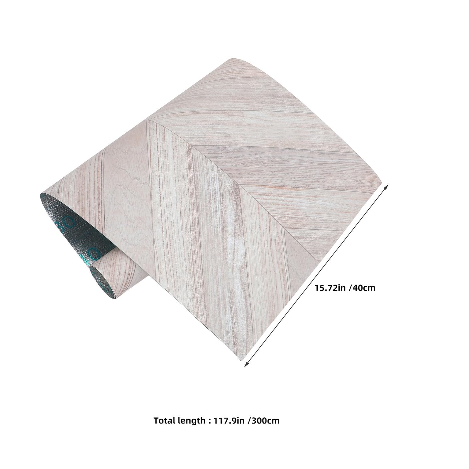 Vinilo Adhesivo para Suelo, Baldosas Despegables y Adhesivas Pvc Veta de Madera para Cocina y Baño