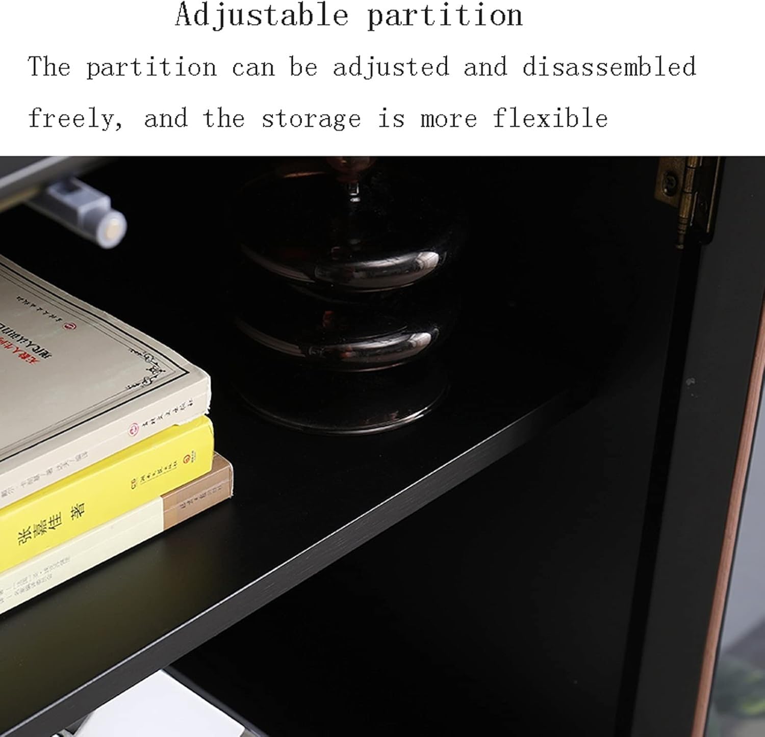 Cantinetta portabottiglie in legno con 1 cassetto e 1 anta, armadietto multifunzionale per cucina, soggiorno, bar, armadietto da pavimento (bianco)