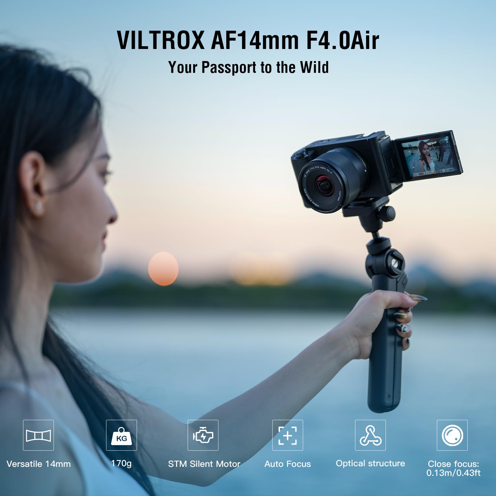 VILTROX 14mm F4.0 Air Z Mount Obiettivo Fotografico Lens per Nikon Z-mount