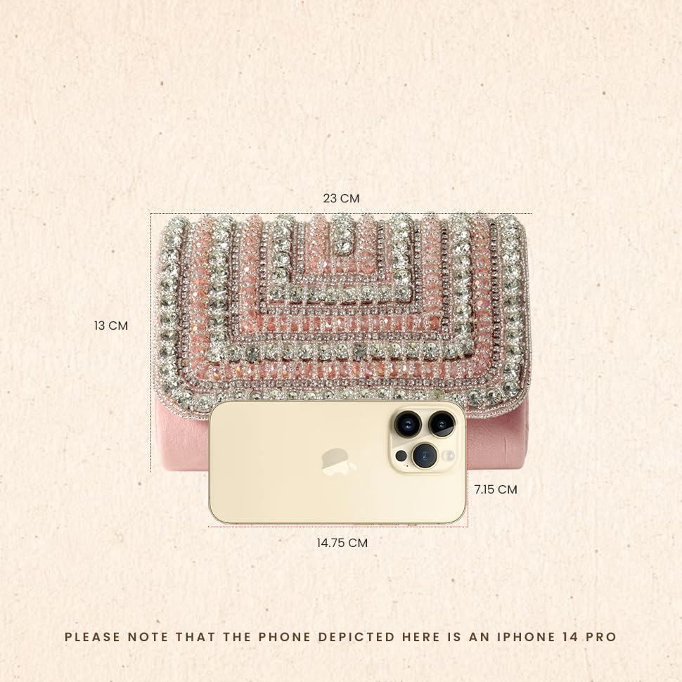 Image of THE TAN CLAN Nysa Beige Flap Over Clutches for women Bag for Women- Elegant Evening Handbag, Stylish Purse