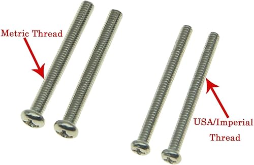 Miniatura 5 de KAISH American Thread Humbucker - Tornillos de altura para pastilla Humbucker Pickup Ring Pickup Surround Frame Tornillos de montaje Resortes para