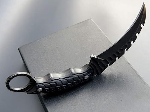 Miniatura 6 de Ccanku C1110 - Cuchillo de garra, cuchillo de hoja fija, hoja de acero D2 + mango G10 cuchillos de camping al aire libre, cuchillos de herramientas