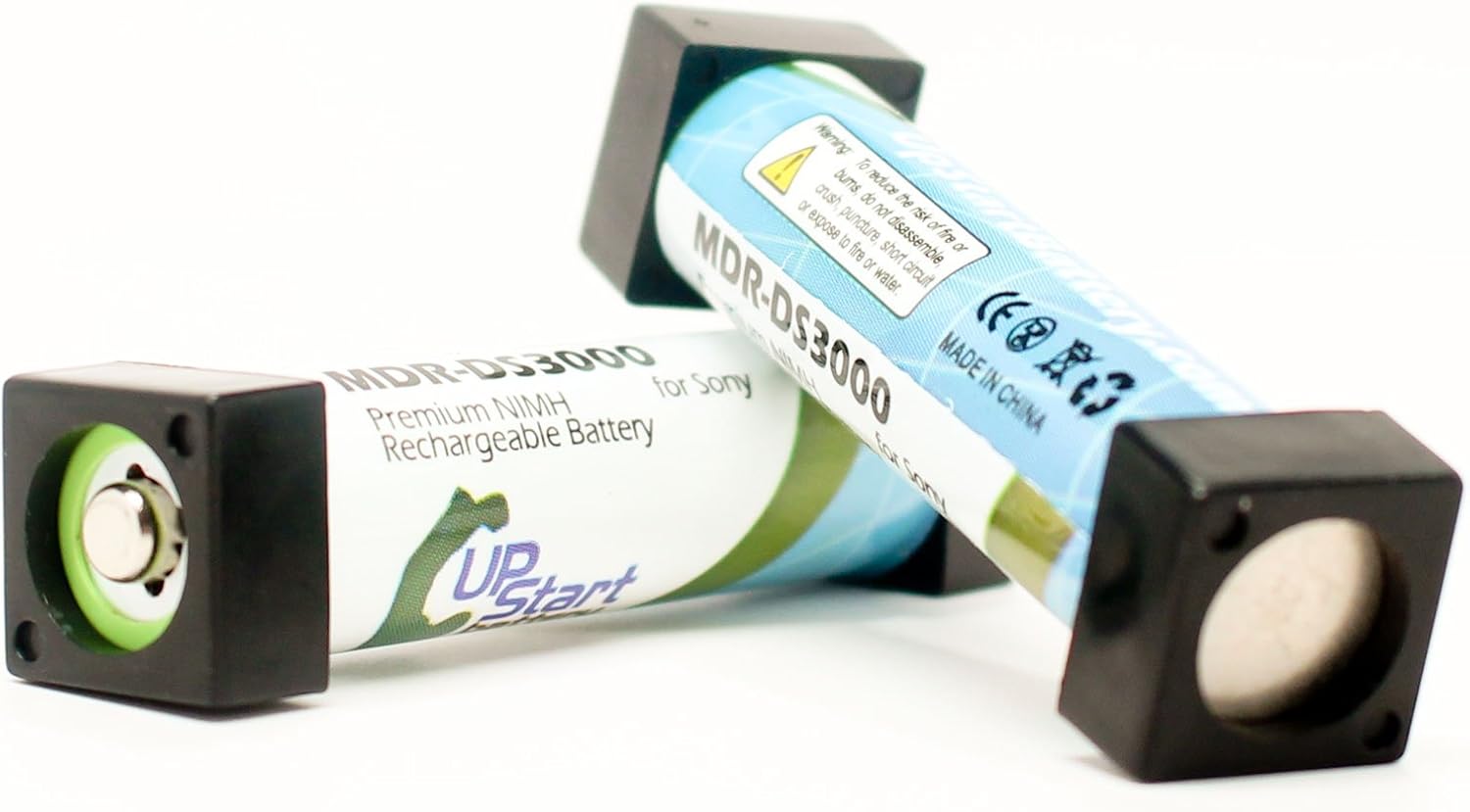 2 Pack – Replacement for Sony MDR-RF920RK Battery – Compatible with Sony BP-HP550 Headphone Battery (700mAh 1.2V NI-MH) 2 Pack – Replacement for Sony MDR-RF920RK Battery – Compatible with Sony BP-HP550 Headphone Battery (700mAh 1.2V NI-MH)