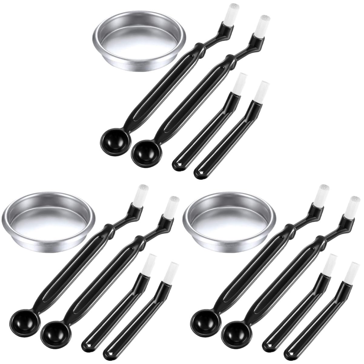 Uonlytech 15 Pièces Brosse De Nettoyage Machine à Café Pinceau Expresso Pour Machine à Expresso à Vapeur Café Expresso Outils Expresso De Fer Concentré