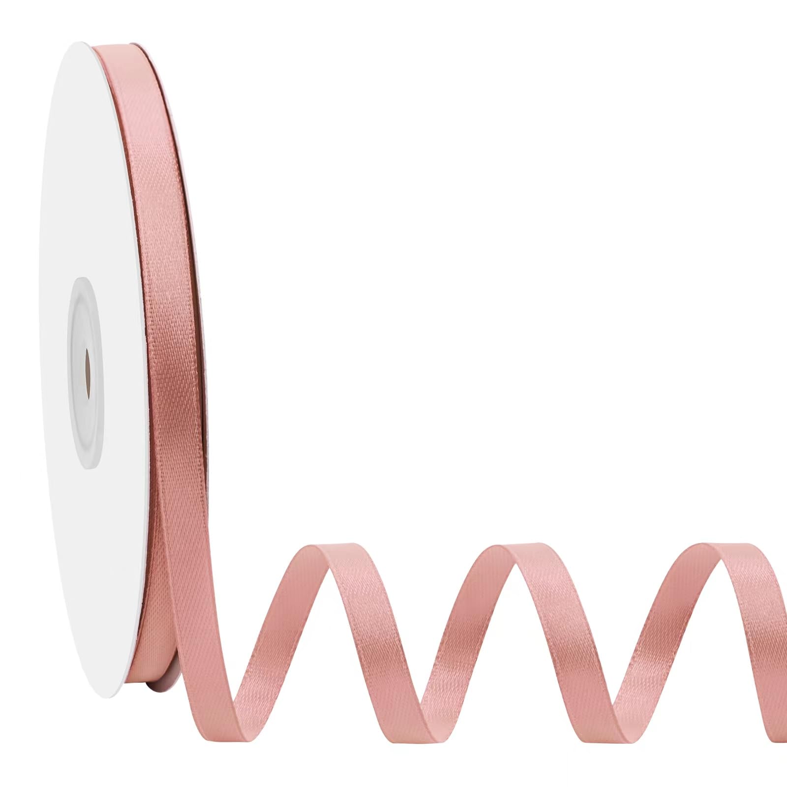 Peach Color Ribbons Snapklik.com : Double Face Peach Pink Satin Ribbon 1/4 Inch X 50 Yards ...