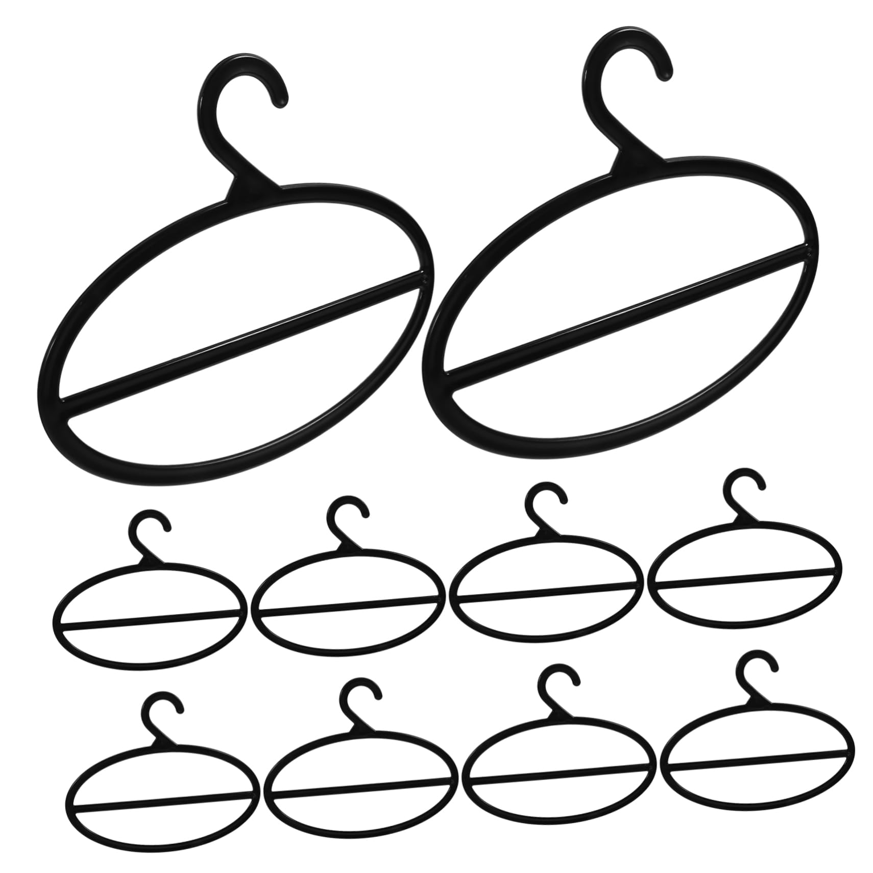 Ciieeo 10pcs Rotating Scarf Organizer High Capacity Hanging Hanger for Closet Storage for Ties Scarves and Belts Space Saving Accessory Display