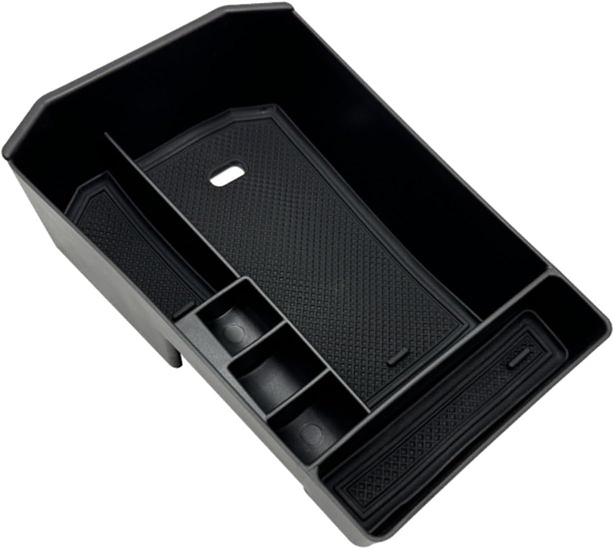 Car Glove Box Organizer Fit for 22-24 BMW Ix Armrest Box Storage Box Central Control Storage Box Interior Accessories Compact(White)