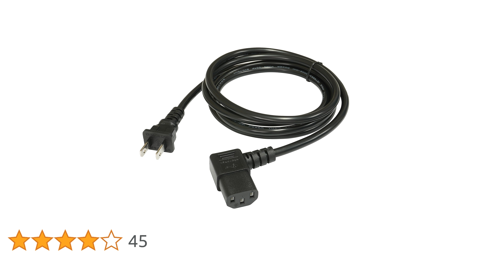 Amazon.co.jp: Kaito Denshi(海渡電子) AC電源ケーブル 3ピン L