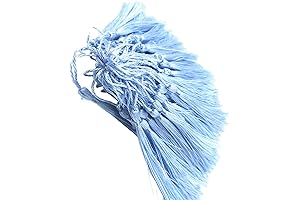 MSCFTFB Light Blue Tassel Making Kit – Creative DIY Accessory for Jewelry, Dreamcatchers and More