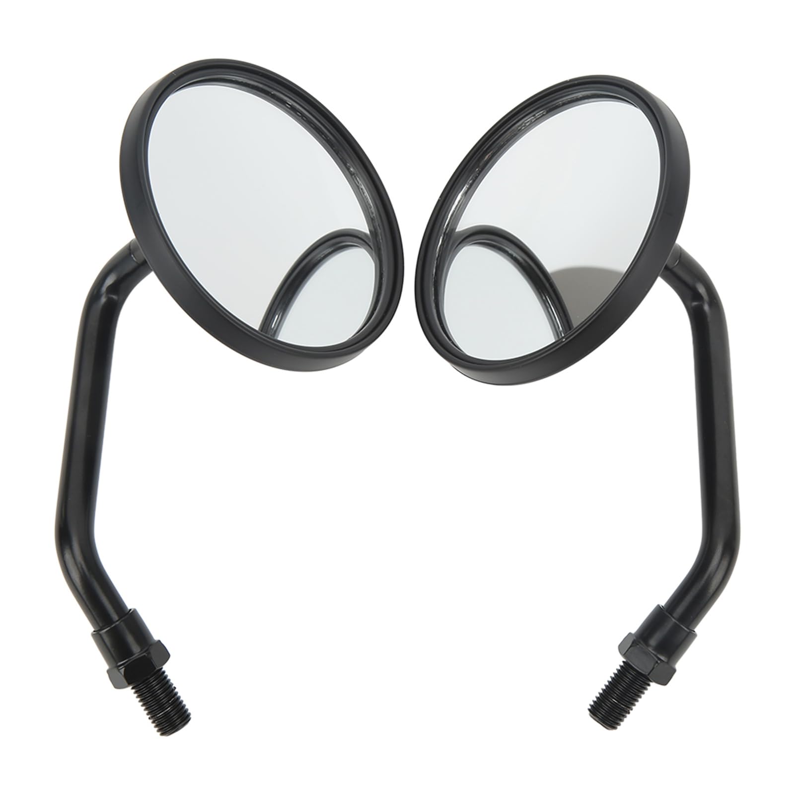 Dioche Lusterka Motocyklowe Prawe Uniwersalne Lusterko Wsteczne 3,4 Cala Wide Vision Lusterka Kierownicy do Motocykli - Wysoka rozdzielczość, Trwały Stop Aluminium CNC, łatwa Instalacja, Klasyczne