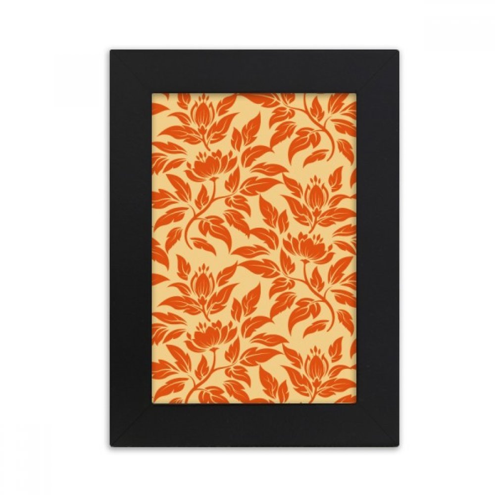 Cadre photo floral noir 5x7 pouces décoration classique pour peinture d'art