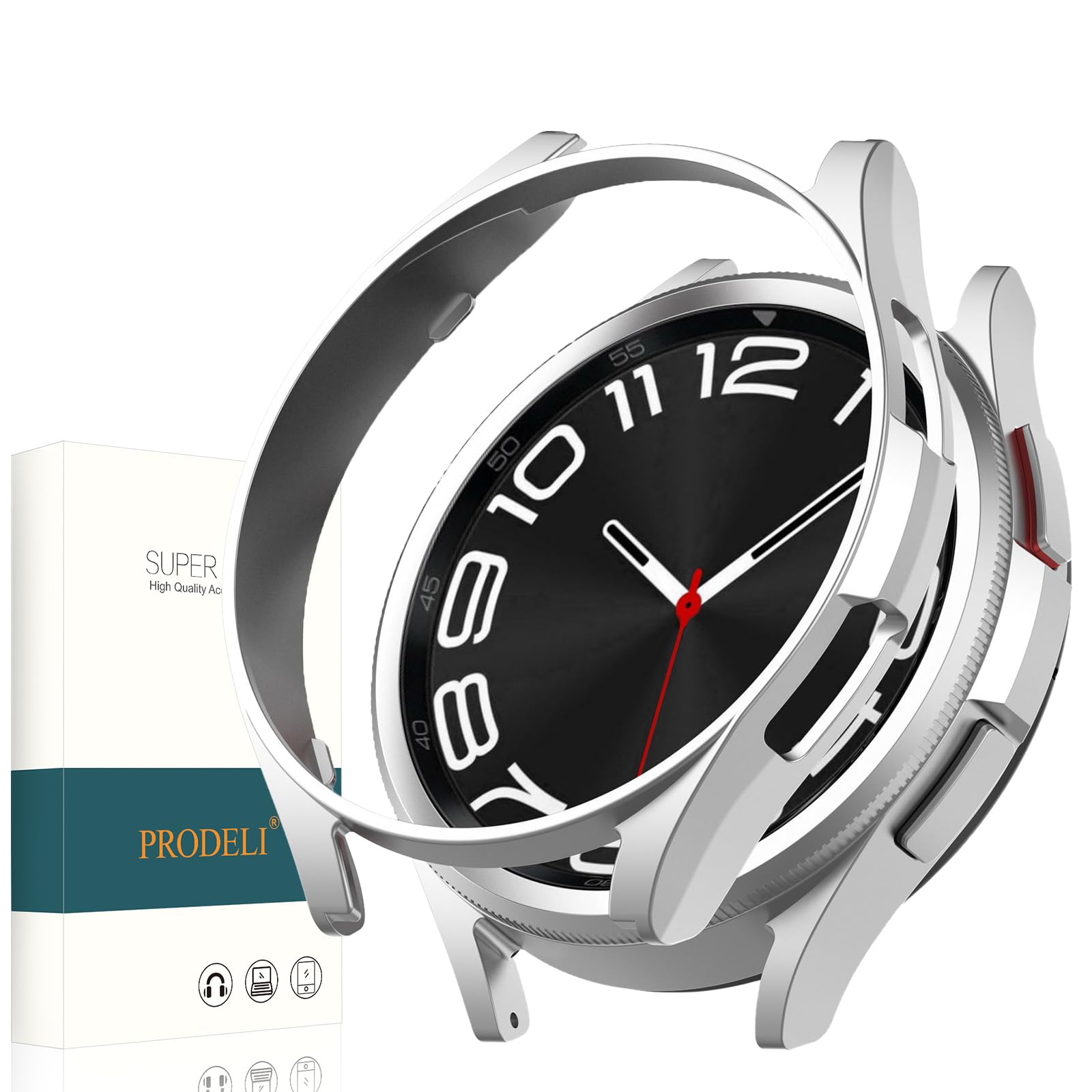 Amazon.co.jp: Galaxy Watch 6 Classic 43mm 専用 ケース 耐衝撃 軽量 