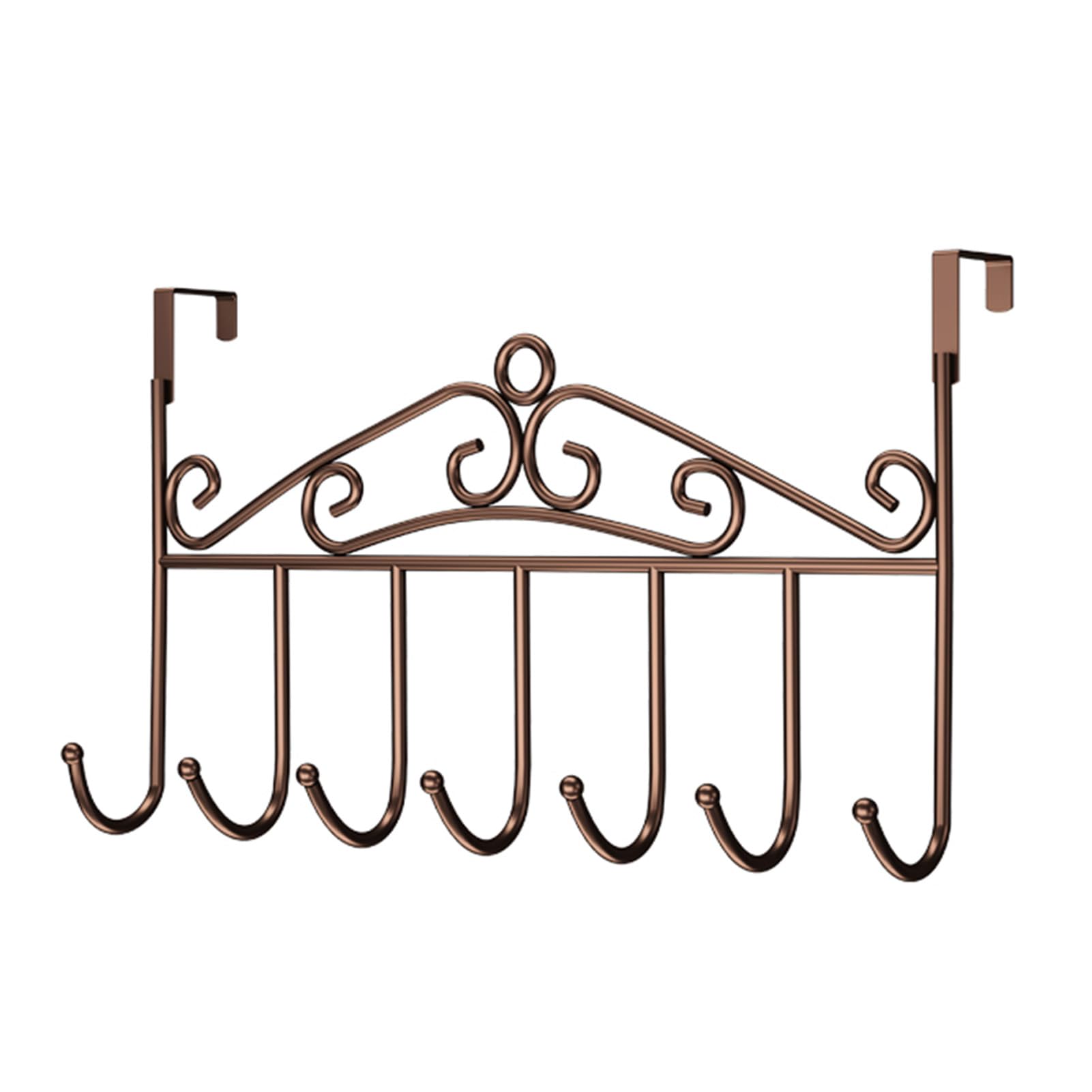 NYSUZHOUJI Door Hook Iron Multifunctional Strong Load Bearing Easy Installation Space Saving Over The Door Hook for Mounting Clothes Hats