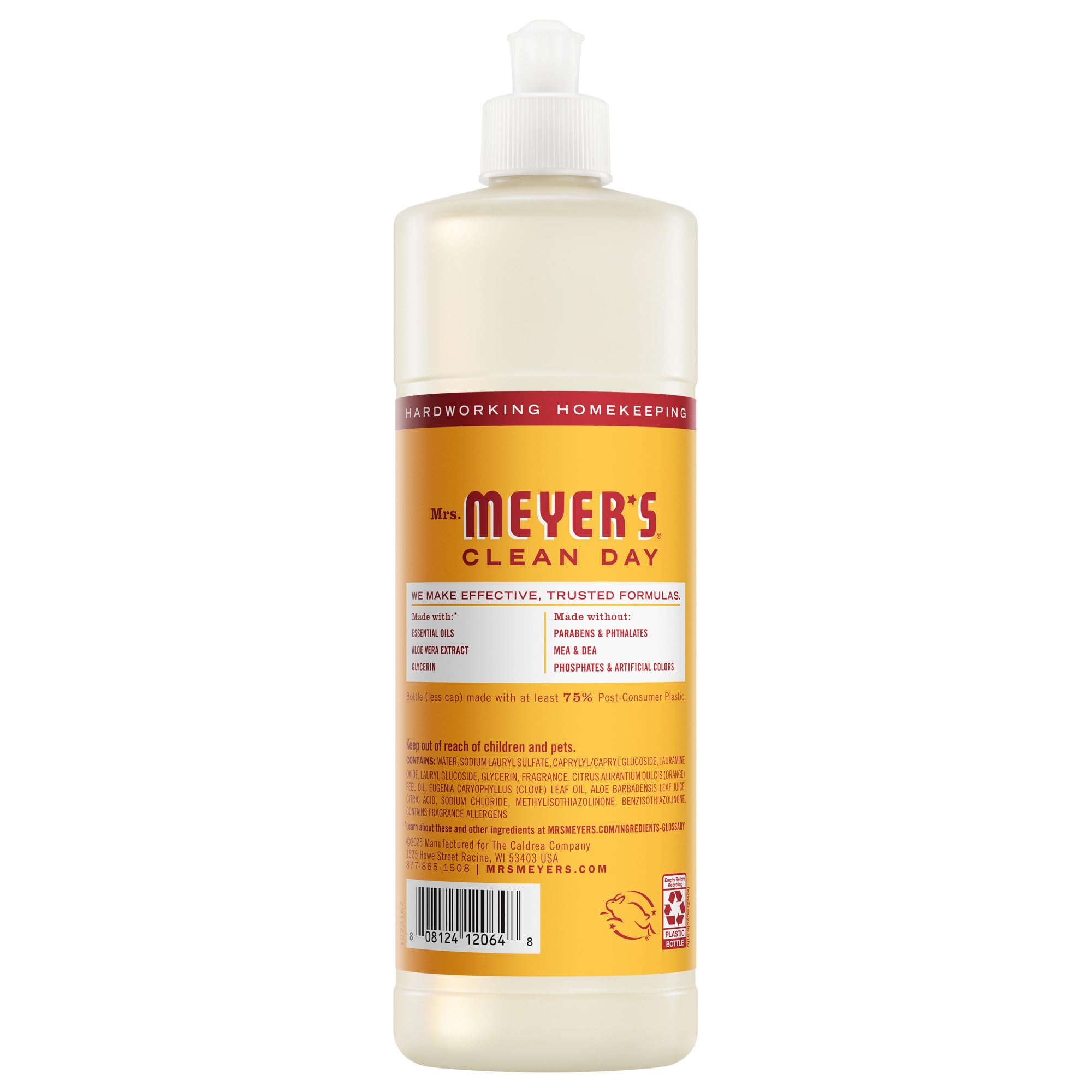 Amazon.com: MRS. MEYER'S CLEAN DAY Liquid Dish Soap, Clementine