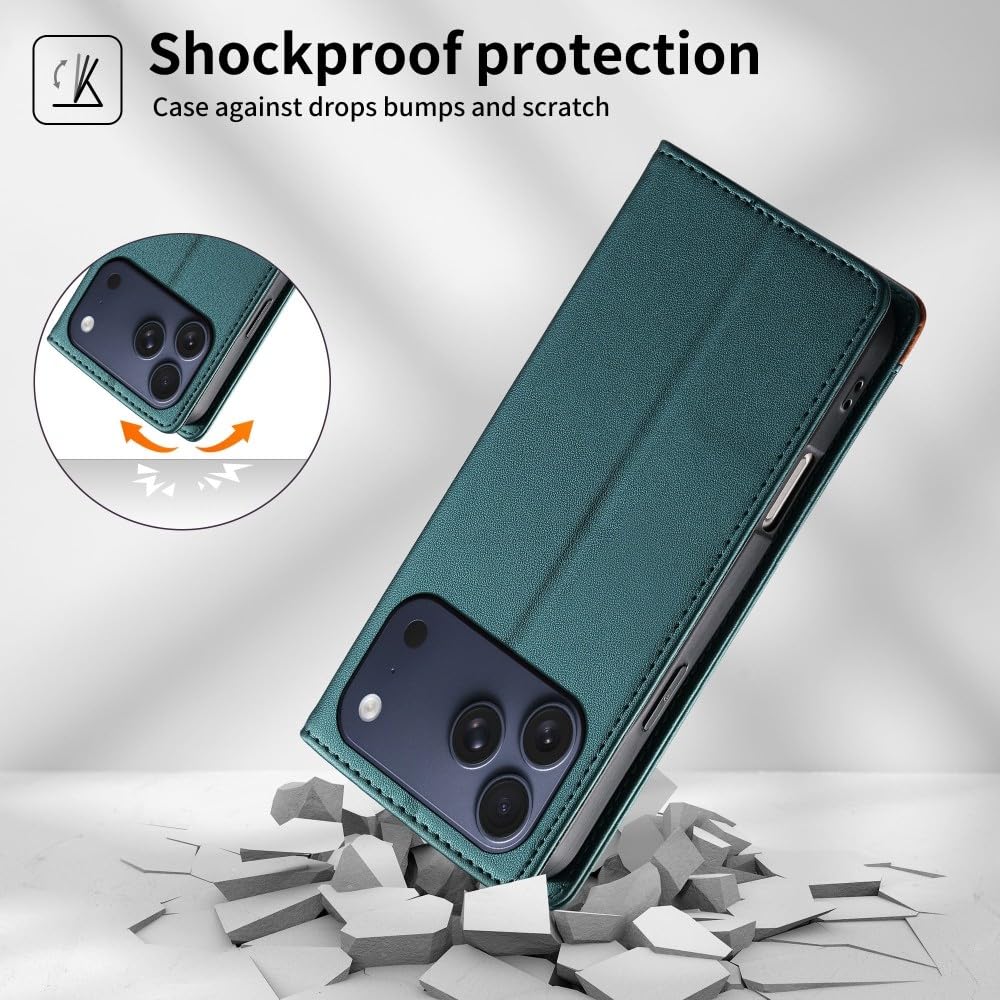 Étui compatible avec iPhone 6/7/8/SE2/SE3 (Couleur : noir) Portefeuille magnétique Flip Back Case Leather Premium Cover