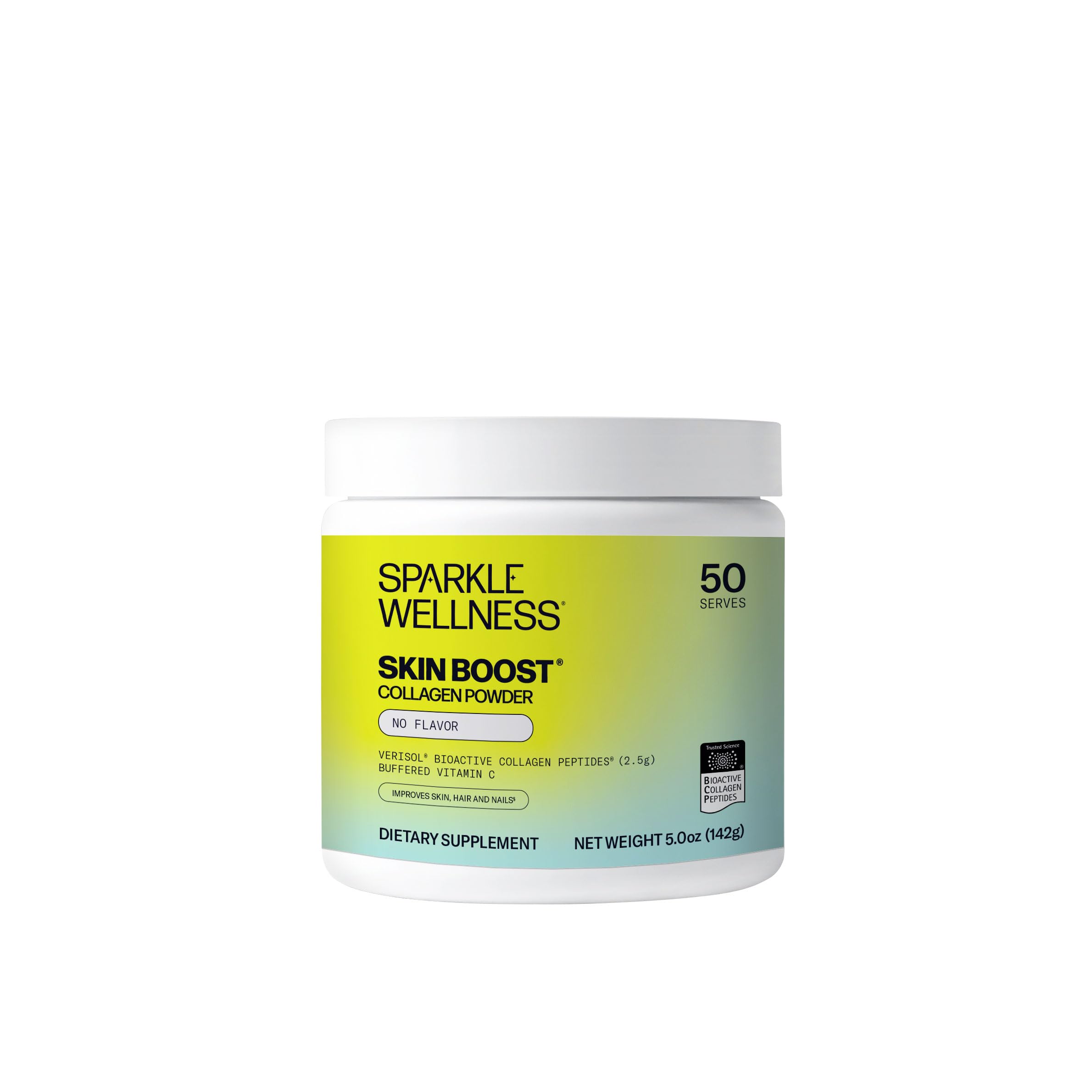 Sparkle Skin Boost (No Flavor) [50-Serves] Verisol Collagen Peptides Protein Powder Vitamin C Supplement Drink