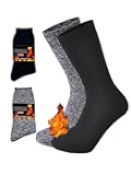 Mens Winter Thick Thermal Socks Heavy Hiking Warm Socks Warm Breathable Crew Socks