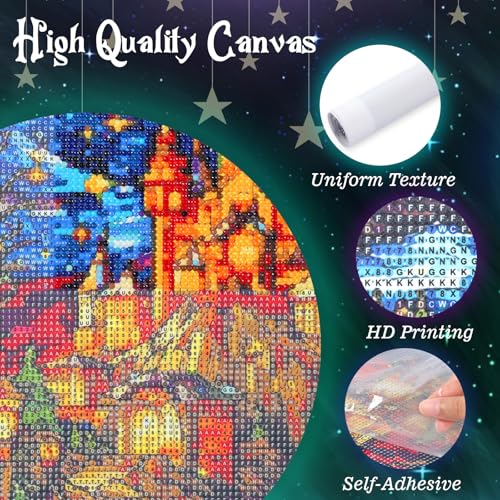 Heykyy E-1 The Soccer Ball In The Net Diamond Painting Kit thumb #4