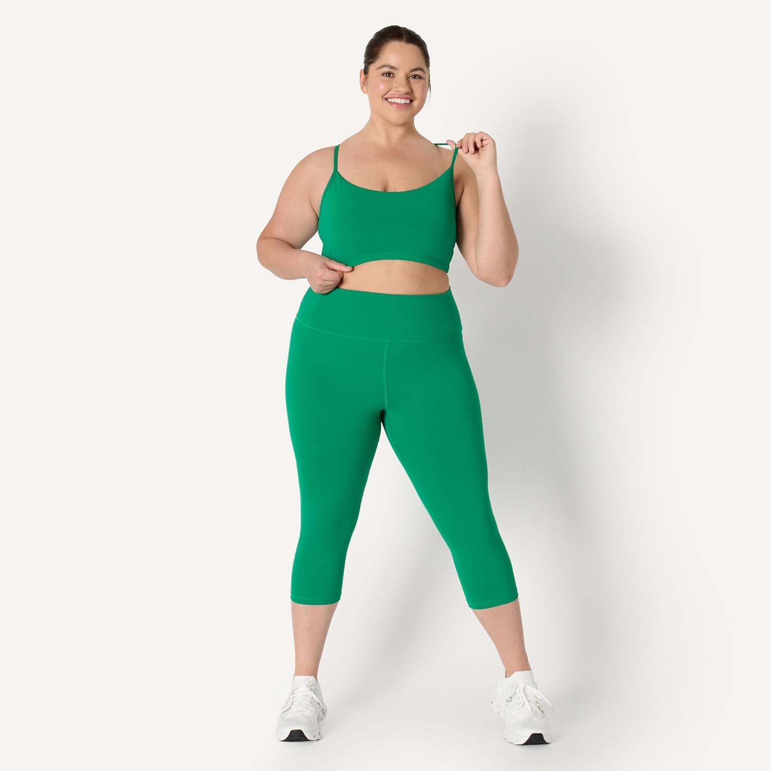 Amazon Essentials Women's Active FormFlex Buttery Soft Light Support Y-Back Thin Strap Yoga Sports Bra - Image 7