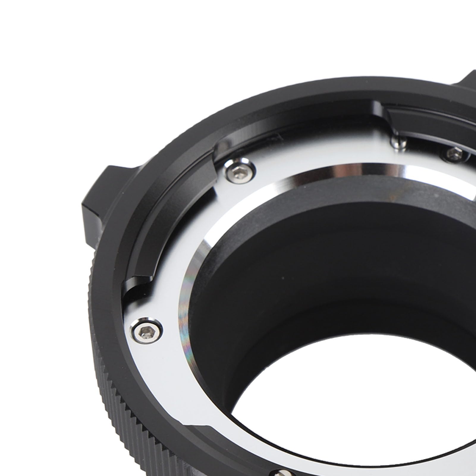 Adapter obiektywu ZenithAur PL do aparatu L z odporną na kurz gumową uszczelką, wycięciem na gwint wewnętrzny, solidną aluminiową obudową, adapterem mocowania obiektywu PL do T SL